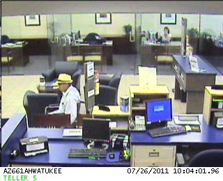 Wheelchair bank robbery